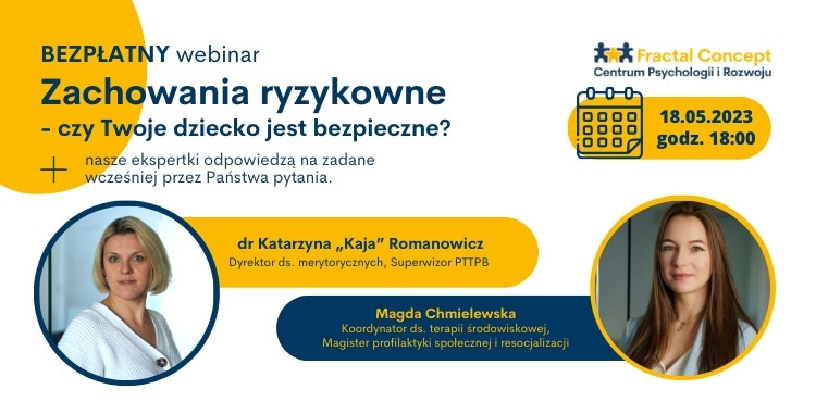 webinar zachowania ryzykowne 1 - Bezpłatny webinar: Zachowania ryzykowne - czy Twoje dziecko jest bezpieczne?