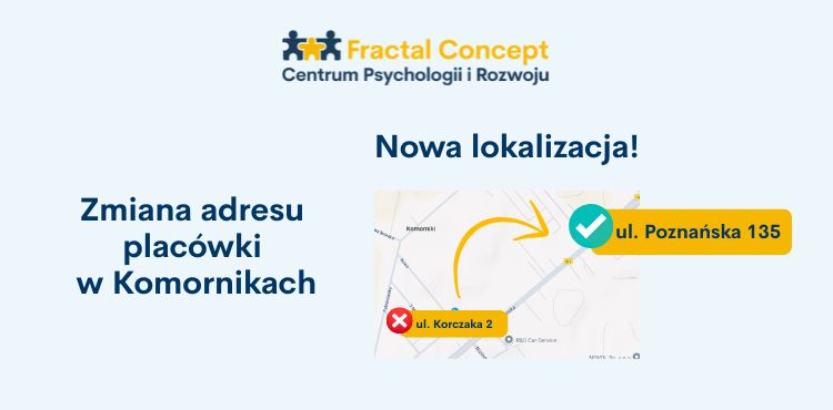 Zmiana adresu Komorniki - Zmiana adresu placówki w Komornikach
